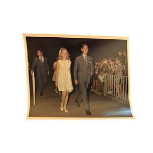 Vintage Photograph of Prince Charles & Tricia Nixon